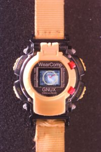 Steve Mann's first linux smartwatch